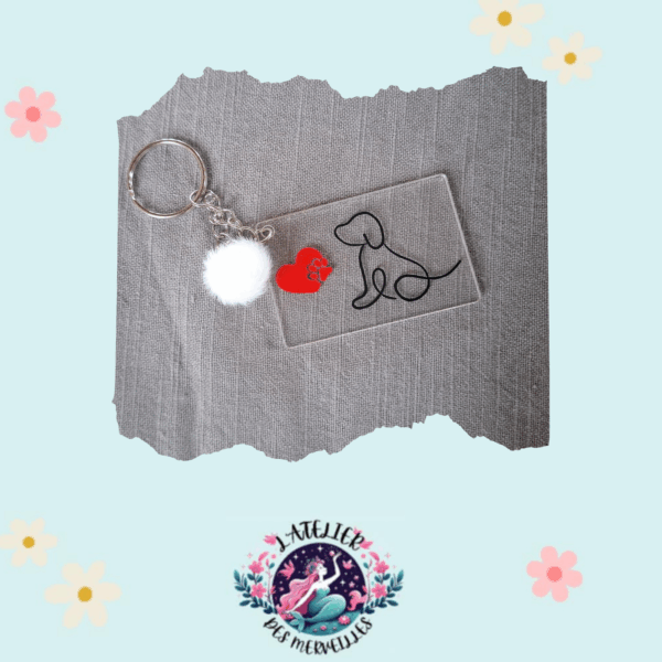 Porte-clé Chien