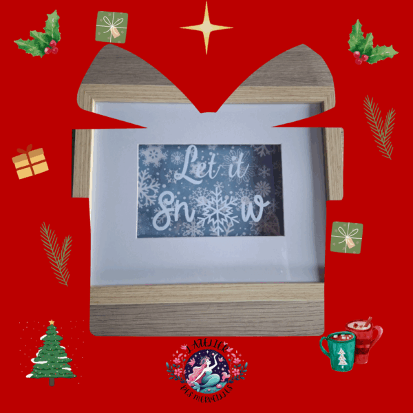 Cadre De Noël lumineux