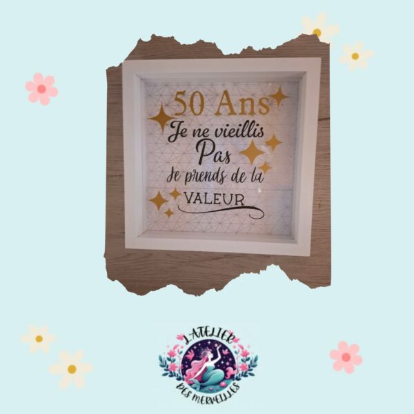 Cadre D'anniversaire personnalisable