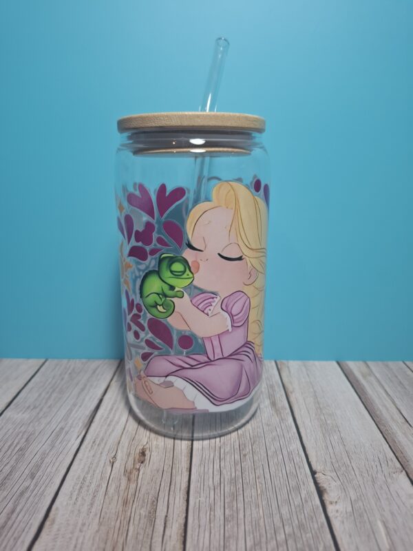 Verre Avec Paille Disney Raiponce
