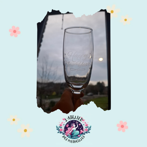 Verre A Champagne Bonne Année