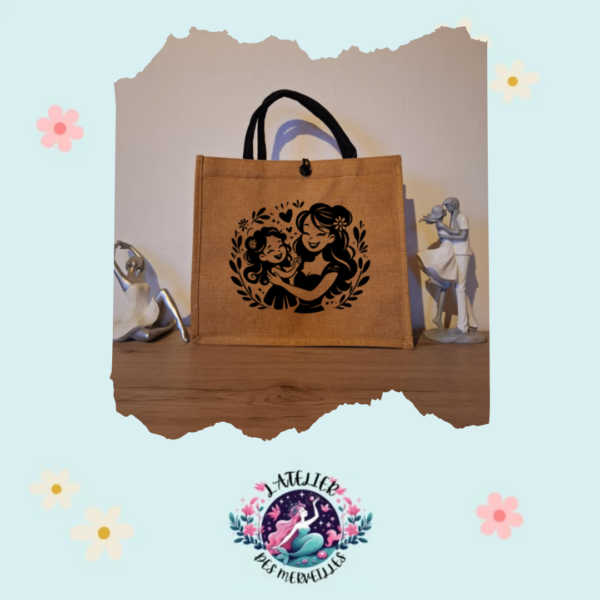 Sac En Toile Mère et Fille